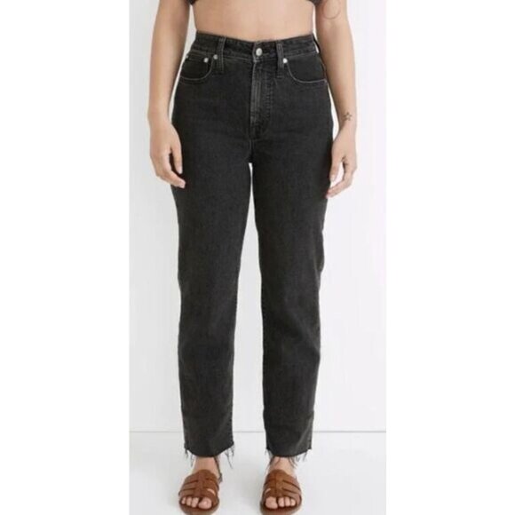 Madewell Black 90s Straight Leg Jeans Size 26 - 47943 - Picture 3 of 13